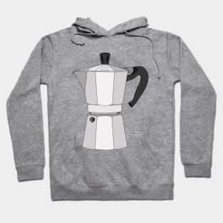 Vintage Espresso Maker Moka Pot Coffee Hoodie